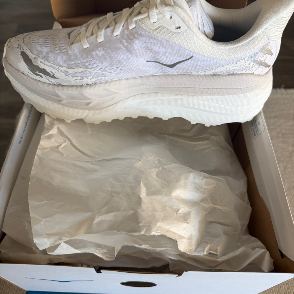 Hoka Black and Gray Trail Running Shoes